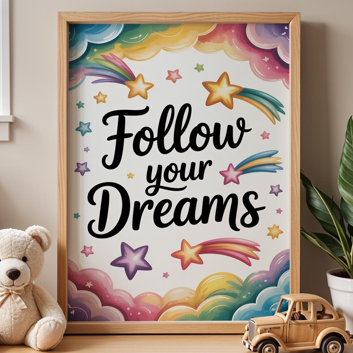 Inspirational Poster, Nursery Or Kids Room