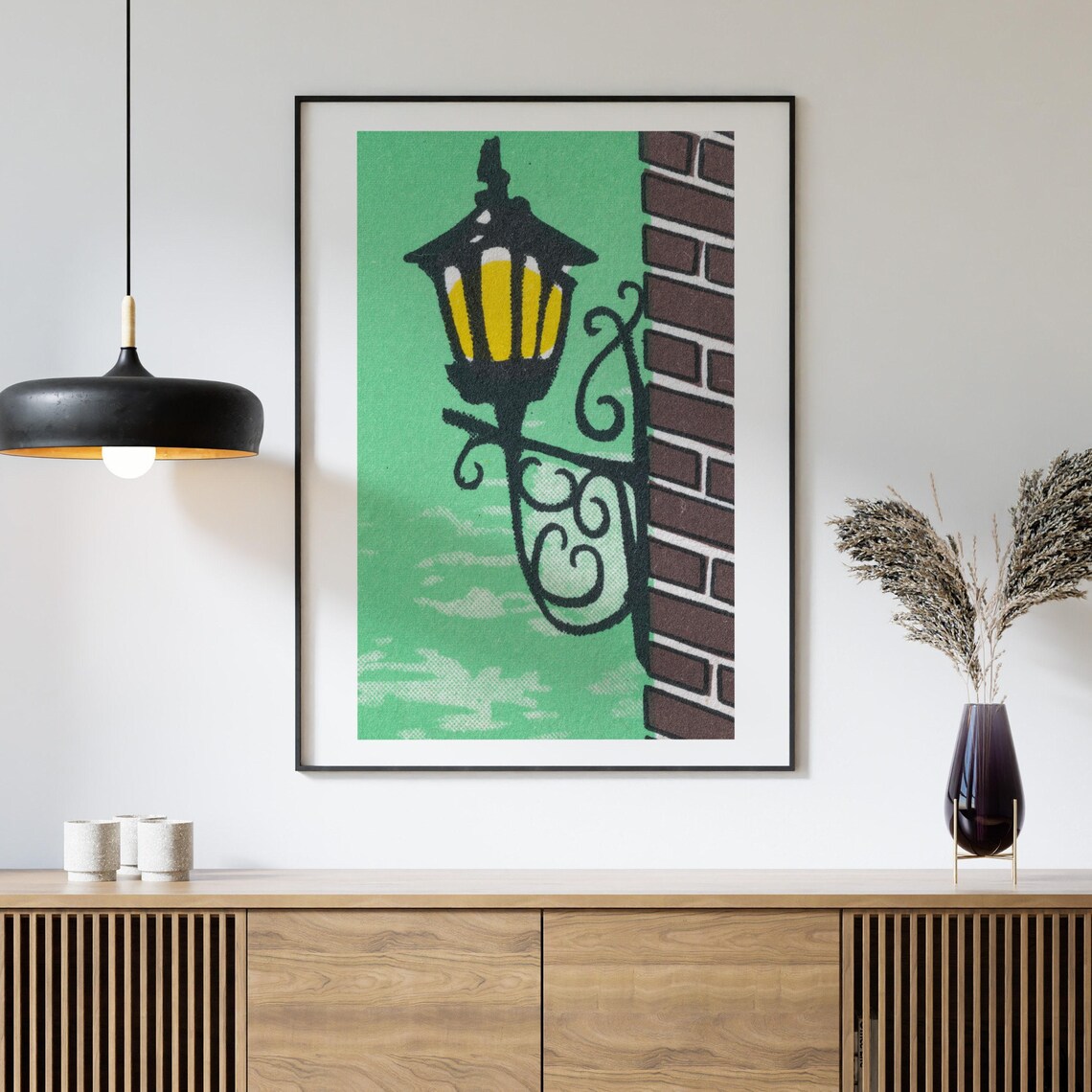 Street Light Matchbox Vintage Poster Print - Image 4