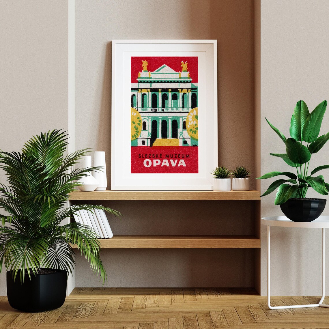 Silesia Museum Opava Vintage Czech Poster Print - Image 2