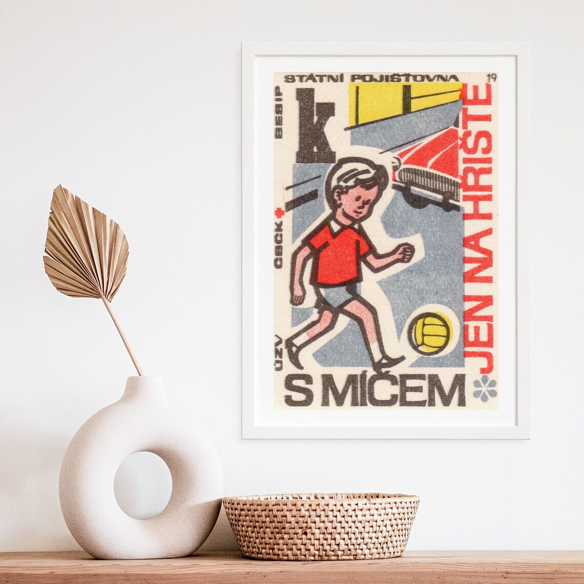 Play Ball Only on the Pitch Czech State Insurance Sports Poster - Image 4