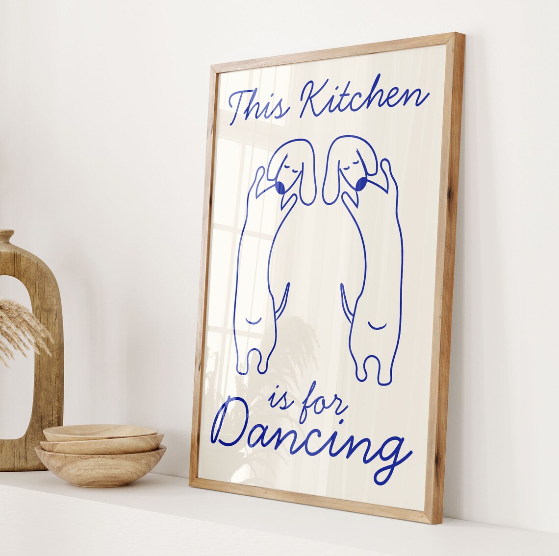 This Kitchen Is For Dancing Dog Lover Poster - Image 3