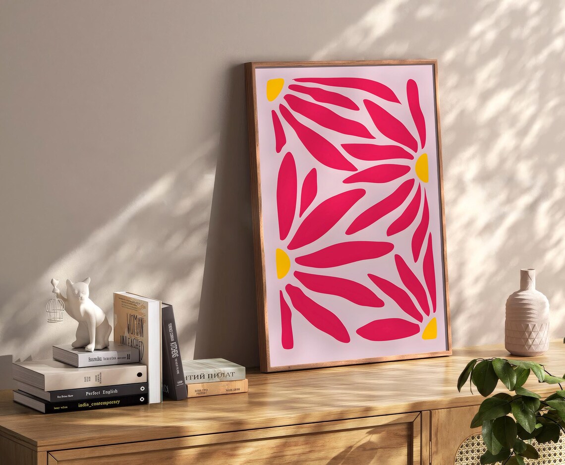 Henri Matisse Flower Boho Style Exhibition Poster Eclectic Prints Gallery Wall Art Retro Trendy Instant - Image 2