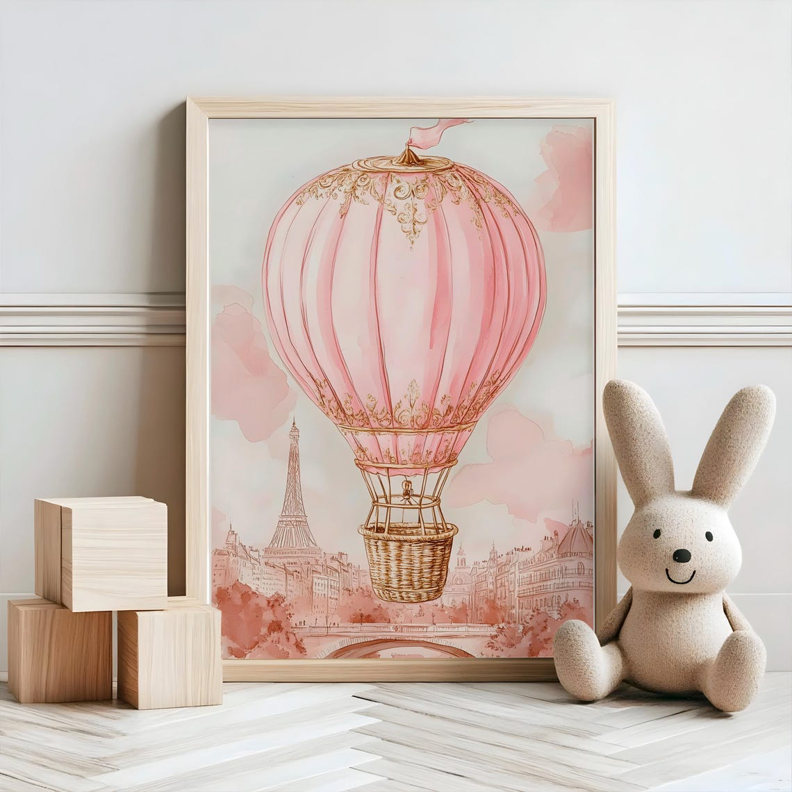 Nursery Decor Baby Room Wall Art Nursery Decor Prints Animal Boho Kids Room Decor Instant Playroom Print - Image 2