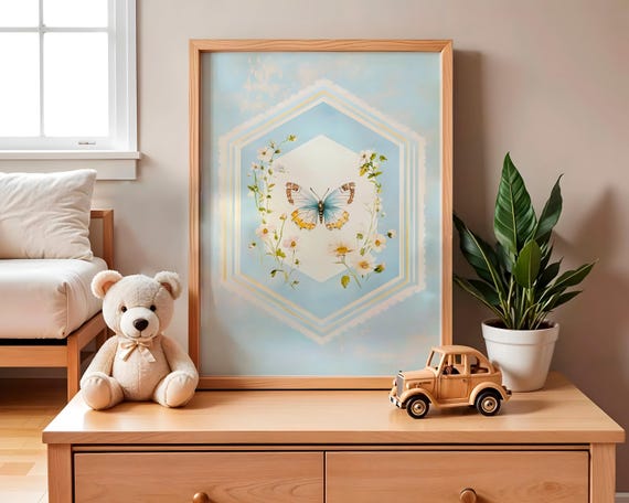 Nursery Decor Baby Room Wall Art Nursery Decor Prints Animal Boho Kids Room Decor Instant Playroom Print