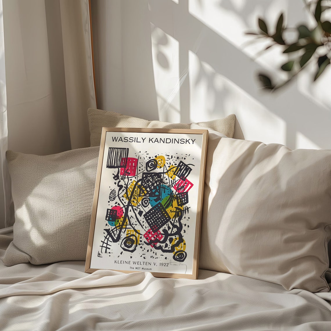 Wassily Kandinsky Kleine Welten V 1922 Abstract Museum Poster - Image 2