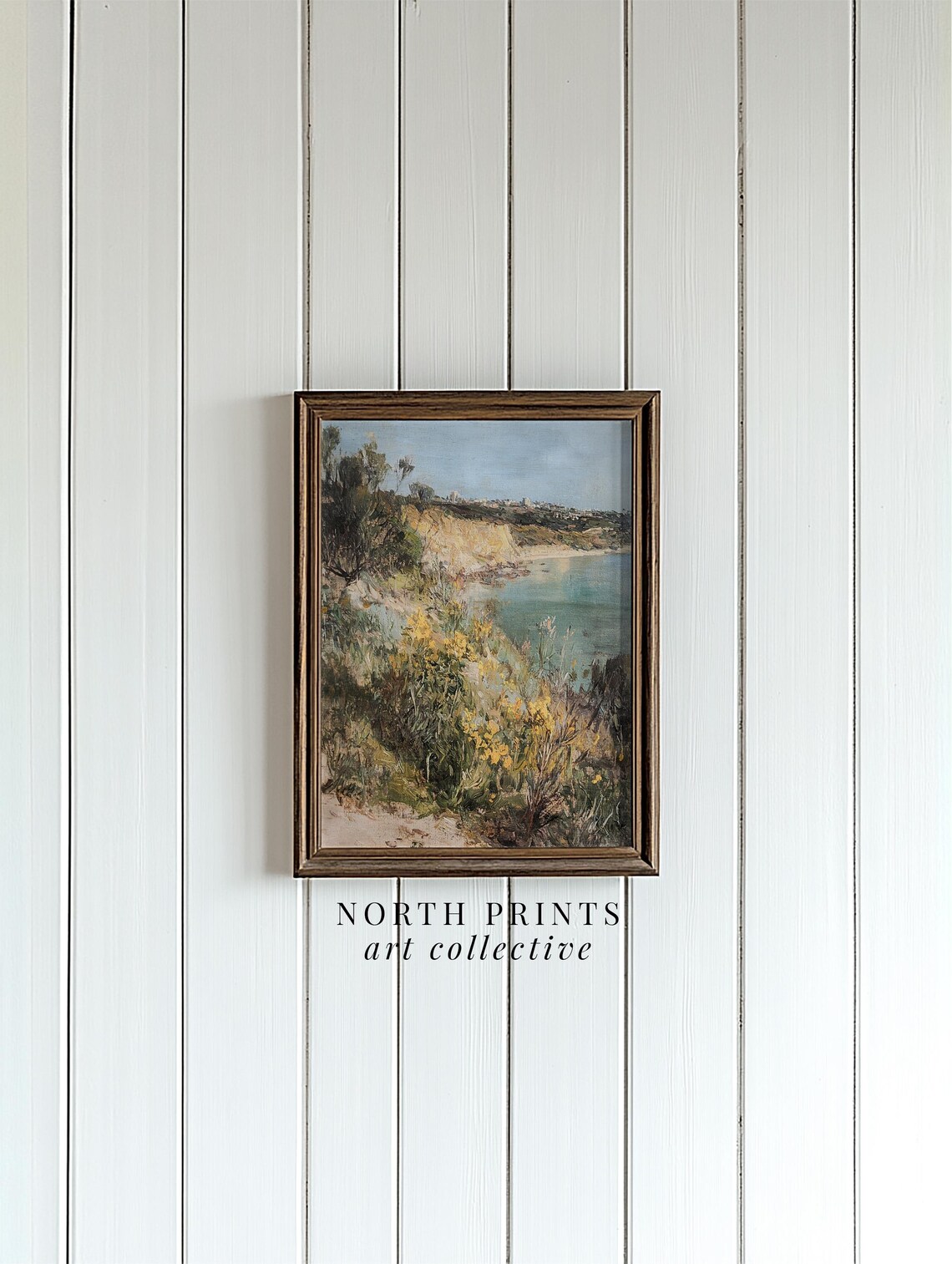 Australia Coastal Painting Summer Seaside Surf Art Print - Image 2