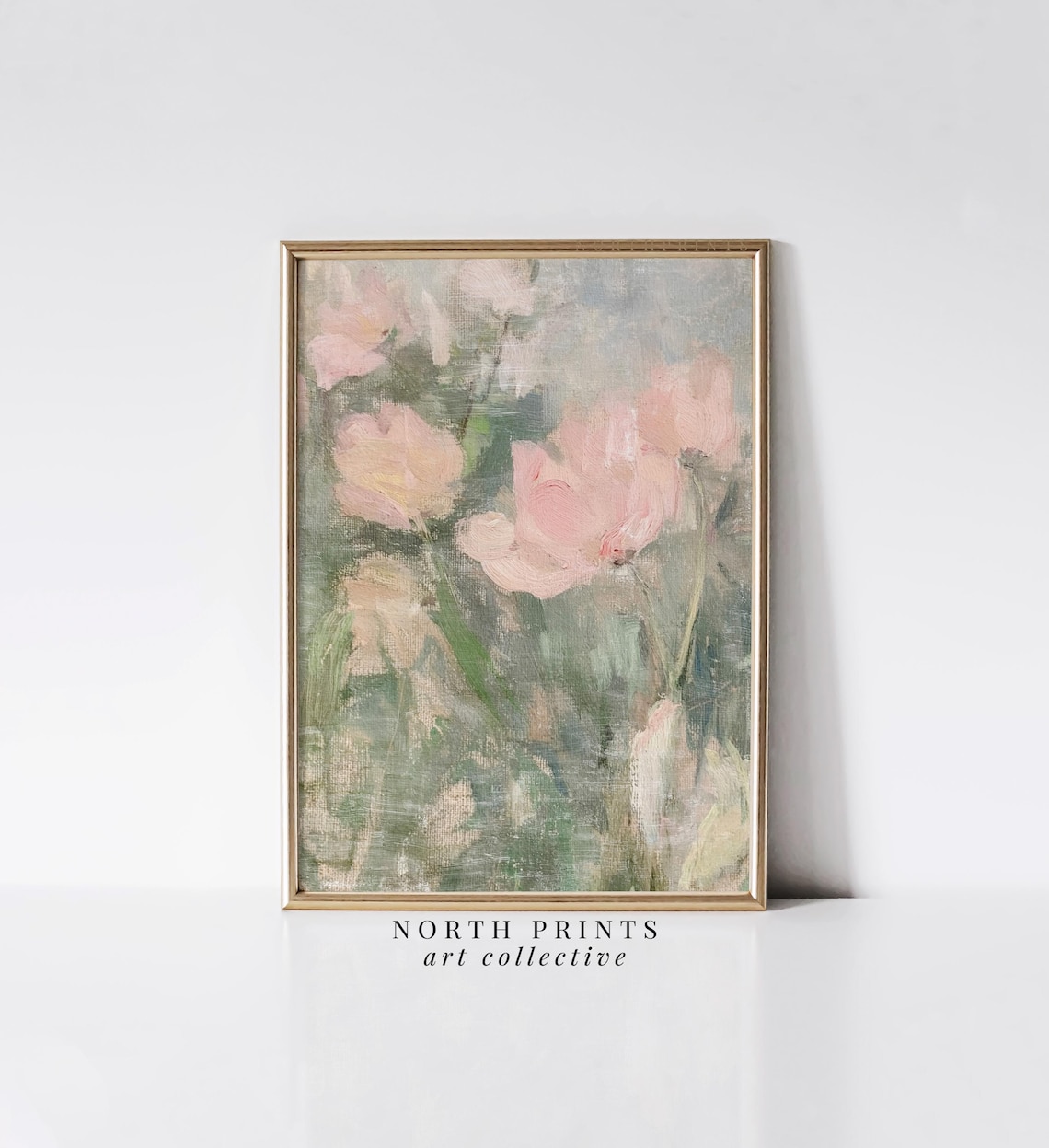 Abstract Spring Tulip Painting, Modern Botanical Art Print - Image 2