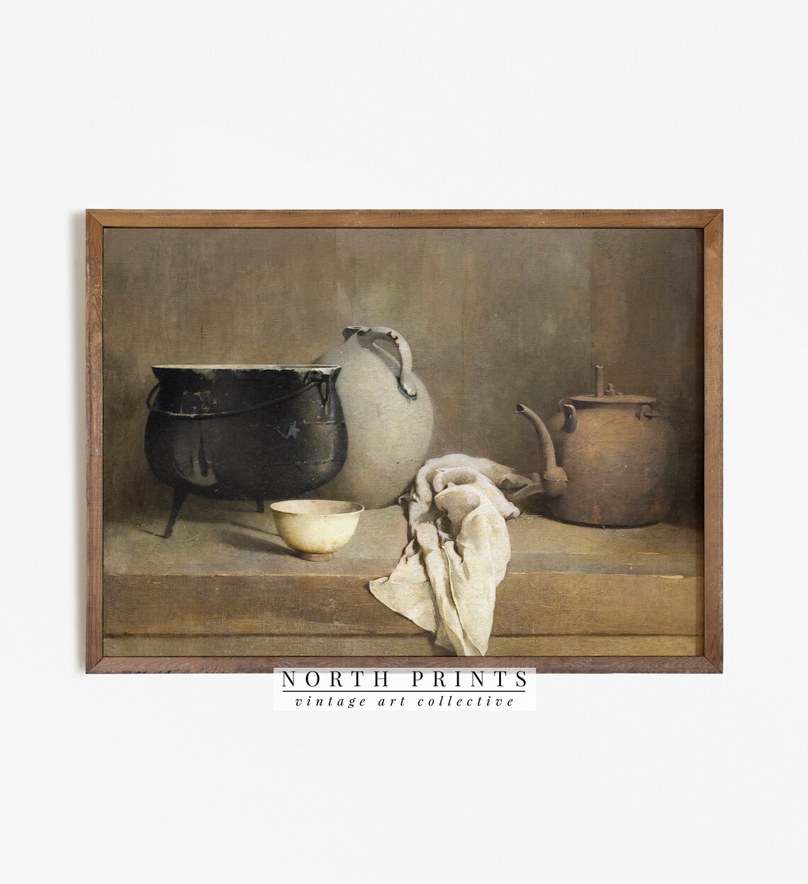 Farmhouse Vintage Rustic Kitchen Art Print