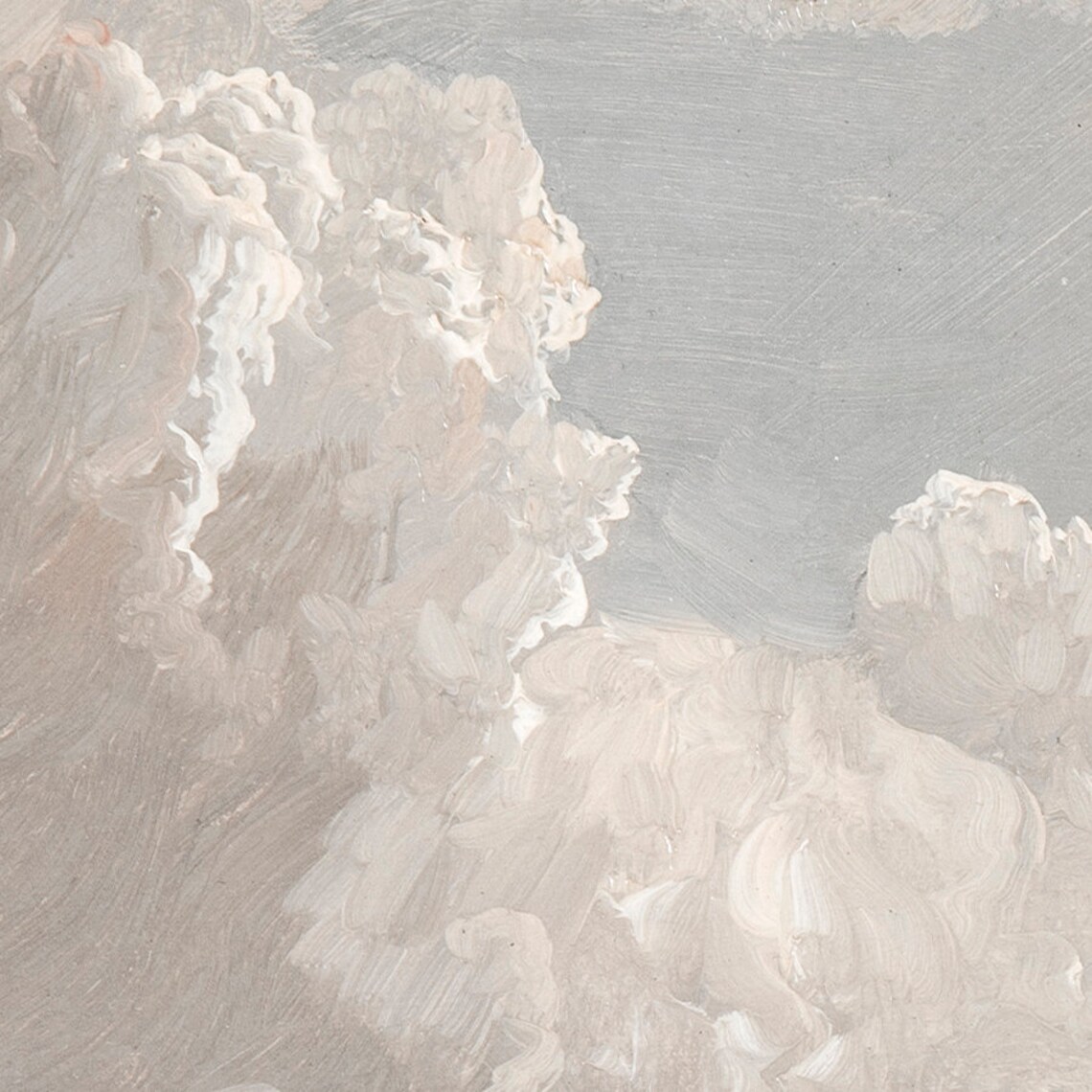 Country Decor Vintage Cloud Painting Art Print - Image 2