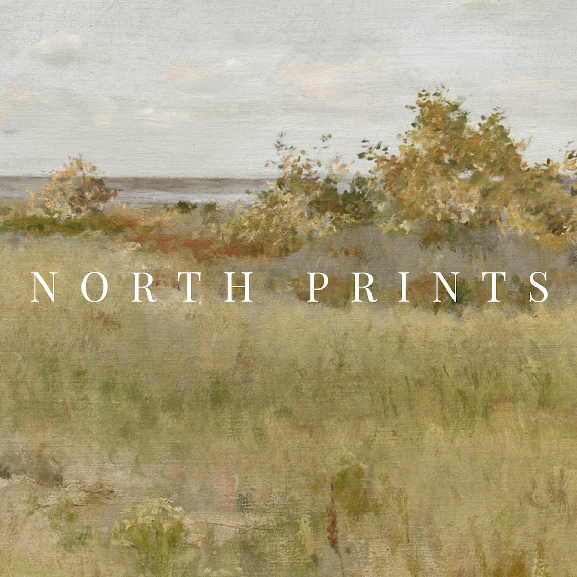 Country Road Summer Field Landscape Art Print - Image 4
