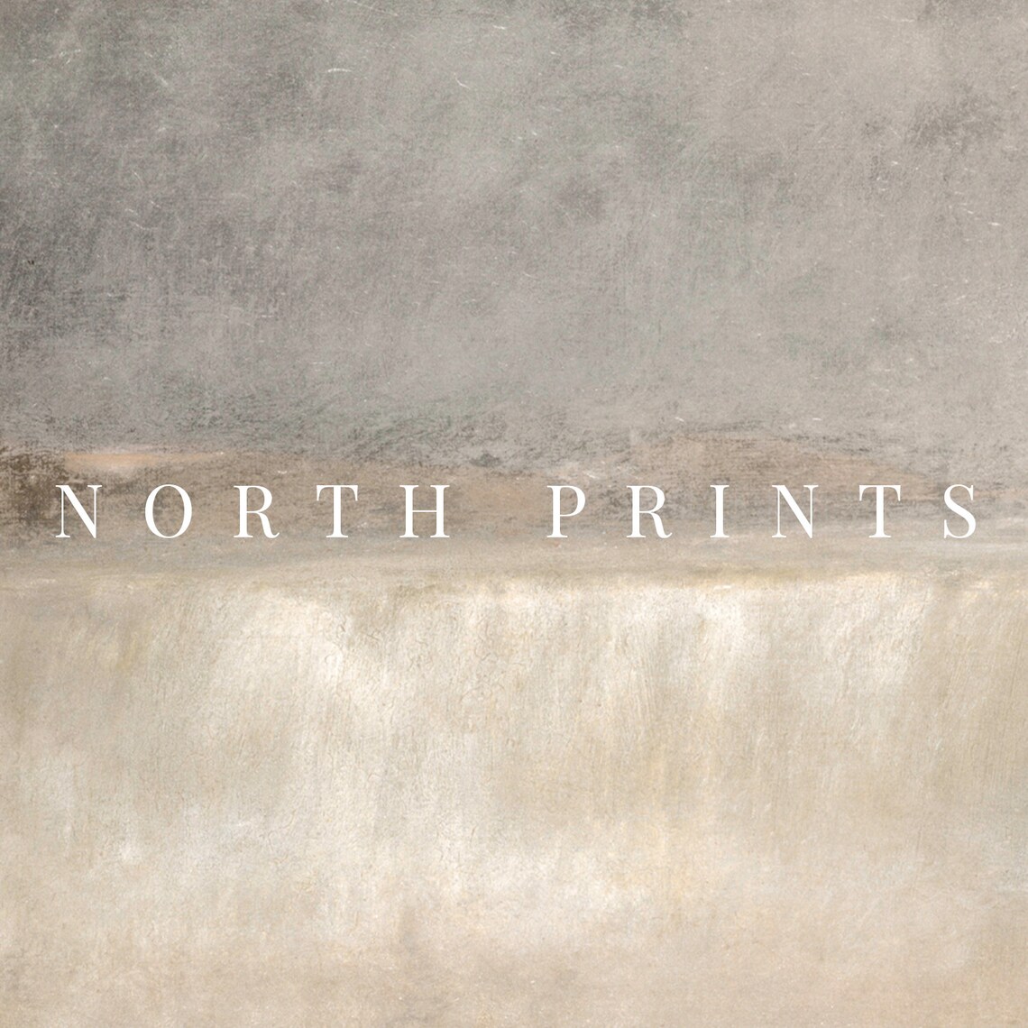 Niagara Falls Vintage Abstract Neutral Art Print - Image 3