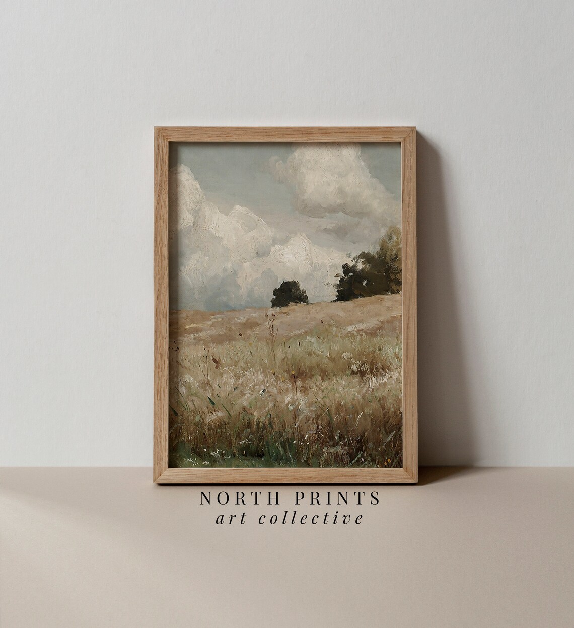 Vintage Summer Landscape Art Print, Cottage Farmhouse - Image 3