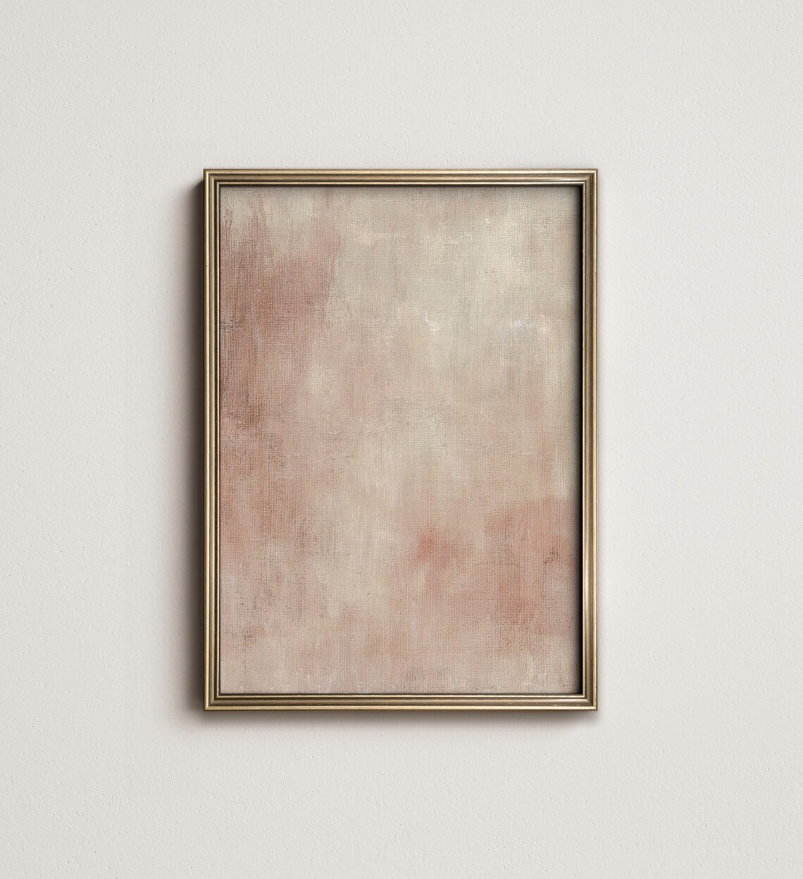 Neutral Blush Abstract Art Print, Dining Room Decor