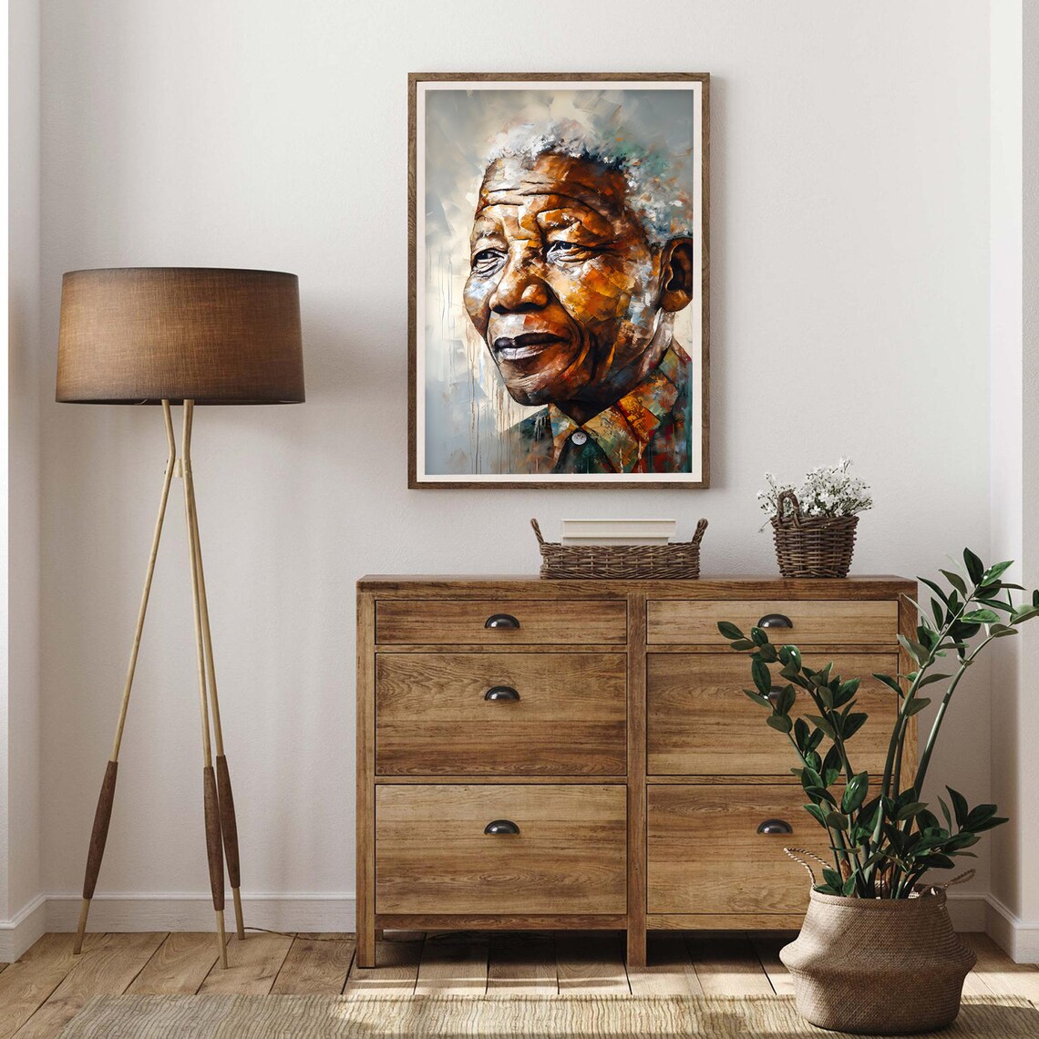 Nelson Mandela South Africa Abstract Art Print - Image 4