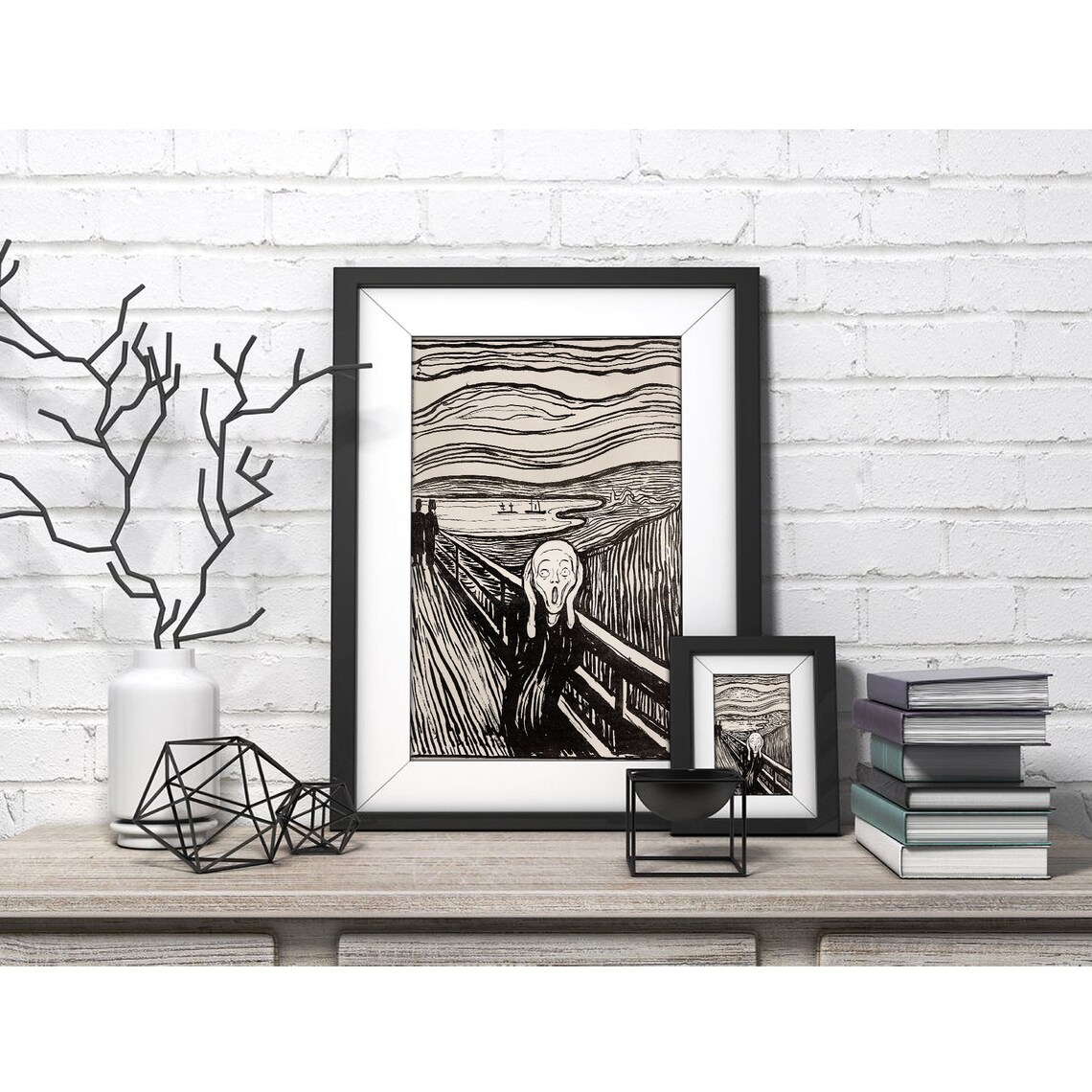 The Scream Print Edvard Munch Vintage Wall Art Classic Paintings Renaissance Prints Large Home Decor - Image 4