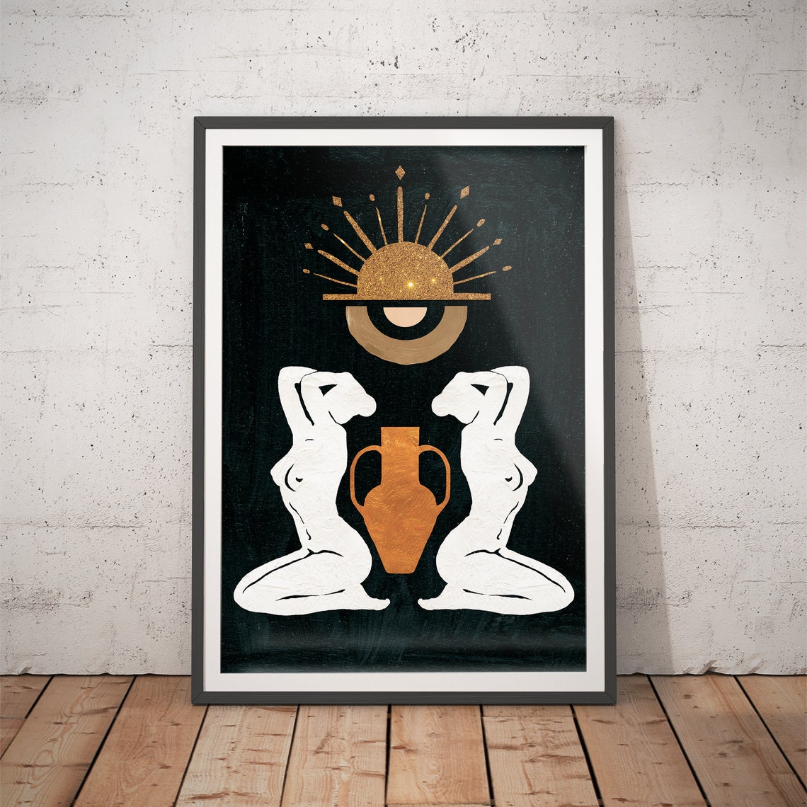 Female Celestial No7 Boho Art Print