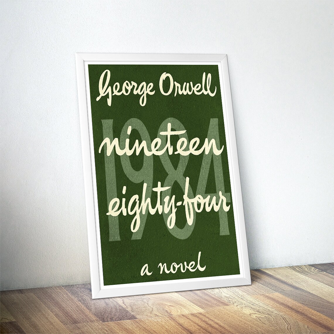 1984 George Orwell Literary Art Print, Book Cover - Image 4