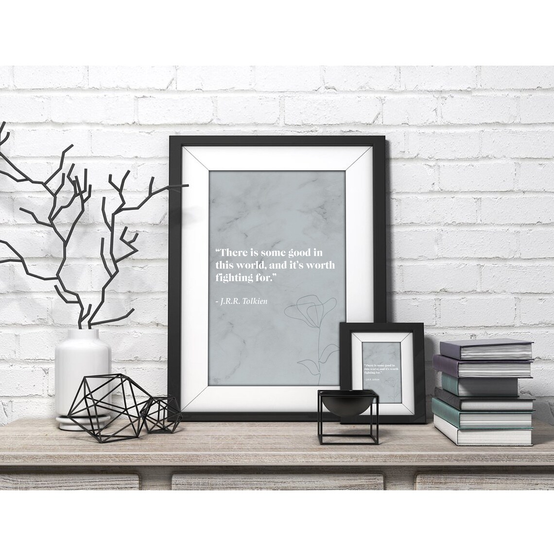 Lord Of The Rings Literary Quote Art Print - Image 4