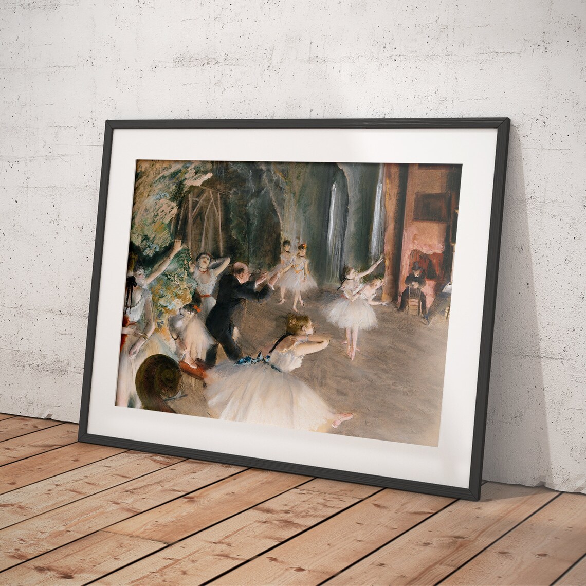 The Rehearsal Onstage Print Edgar Degas Vintage Art Classic Prints Renaissance Paintings Home Prints - Image 4