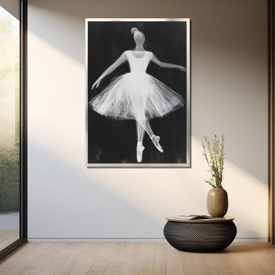 Graceful Ballerina Painting Elegant Dance Inspired Wall Art Gift For Ballet Lovers And Home Decor - Image 3