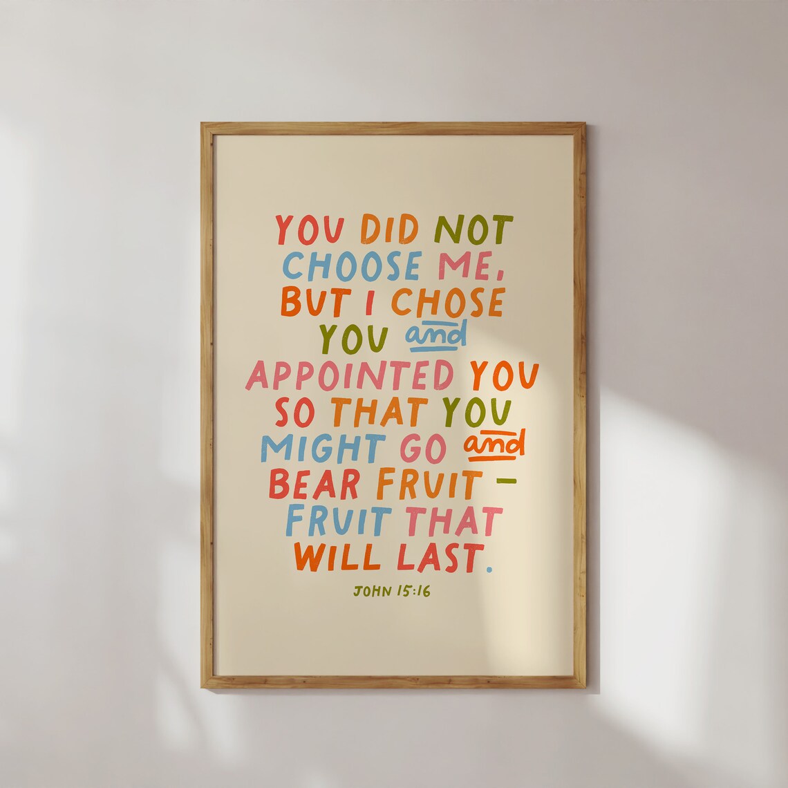Jeremiah 15:16 Christian Bible Quote Art Print