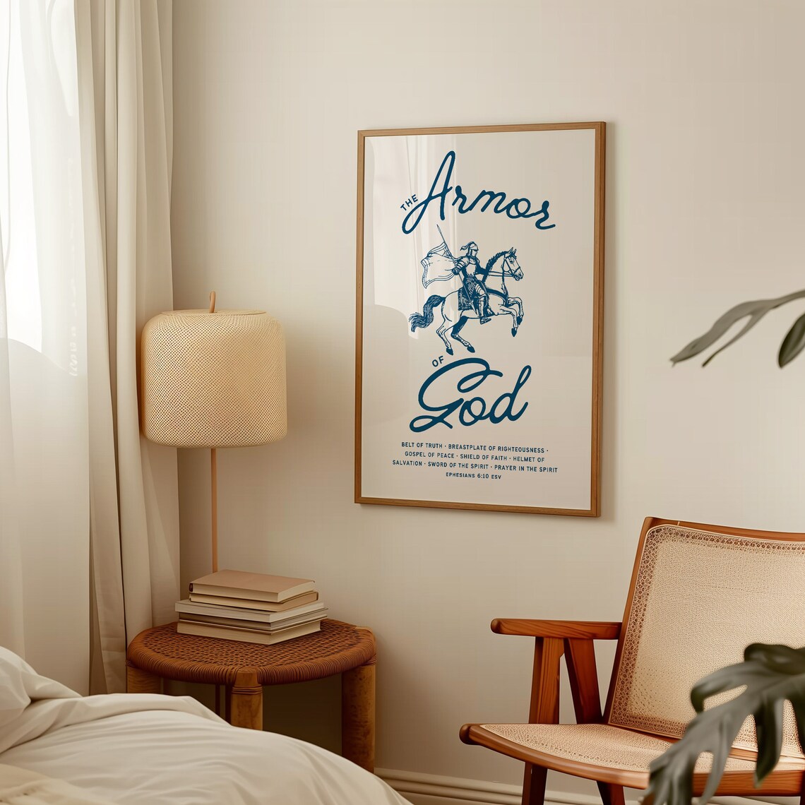 Armor Of God Vintage Christian Bible Verse Poster - Image 4