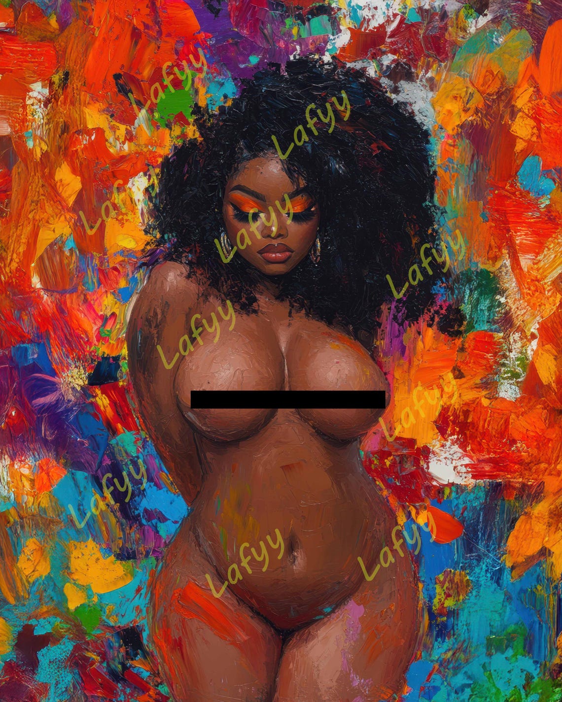Nude Art, Sensual Wall Decor Art Print