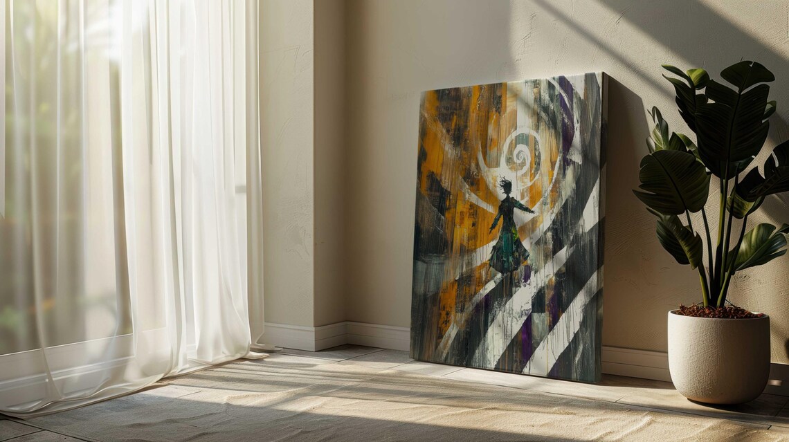 Modern Abstract Art, Office Housewarming Gift - Image 3