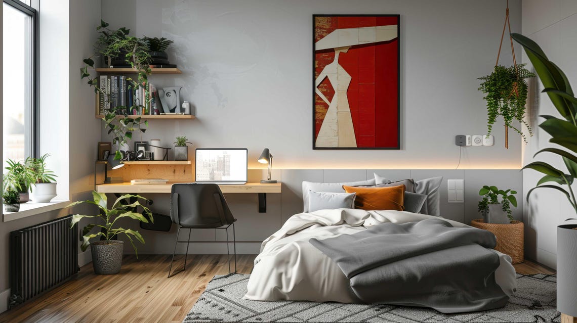 Abstract Art, Modern Housewarming Gift - Image 2