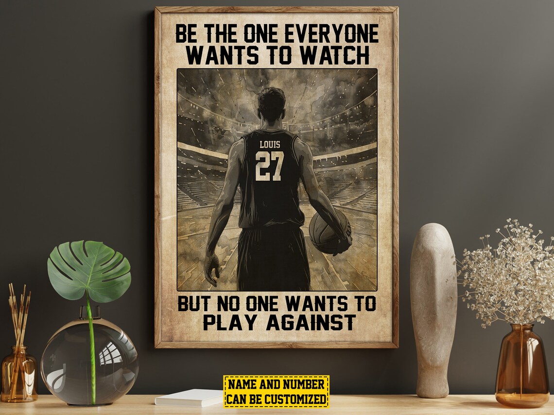 Basketball Motivation Personalized Art Print - Image 5