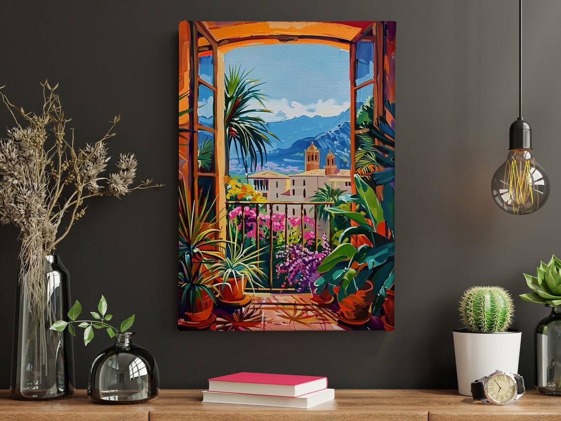 Matisse Flower Pots on the Balcony Botanical Art Print - Image 5