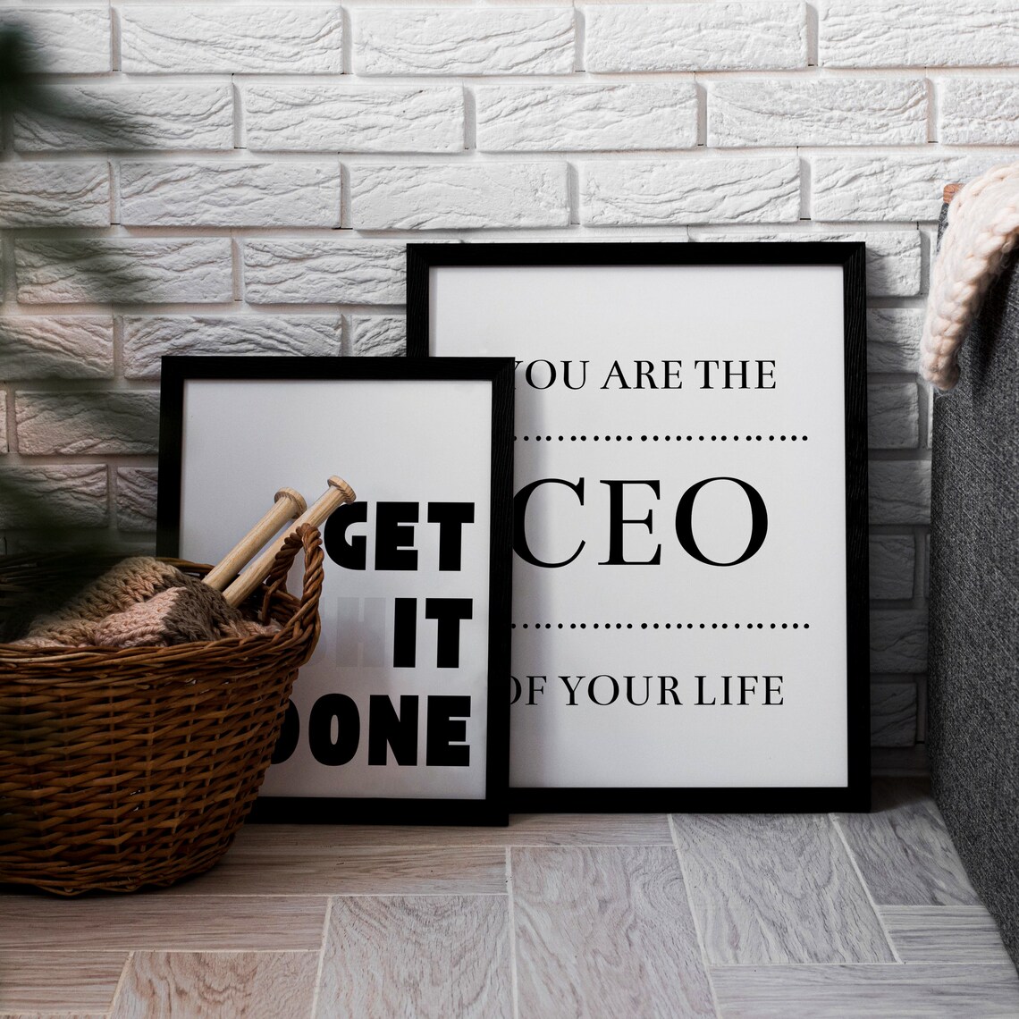 Get Shit Done CEO of Your Life Motivational Office Poster Set of 2 - Image 5