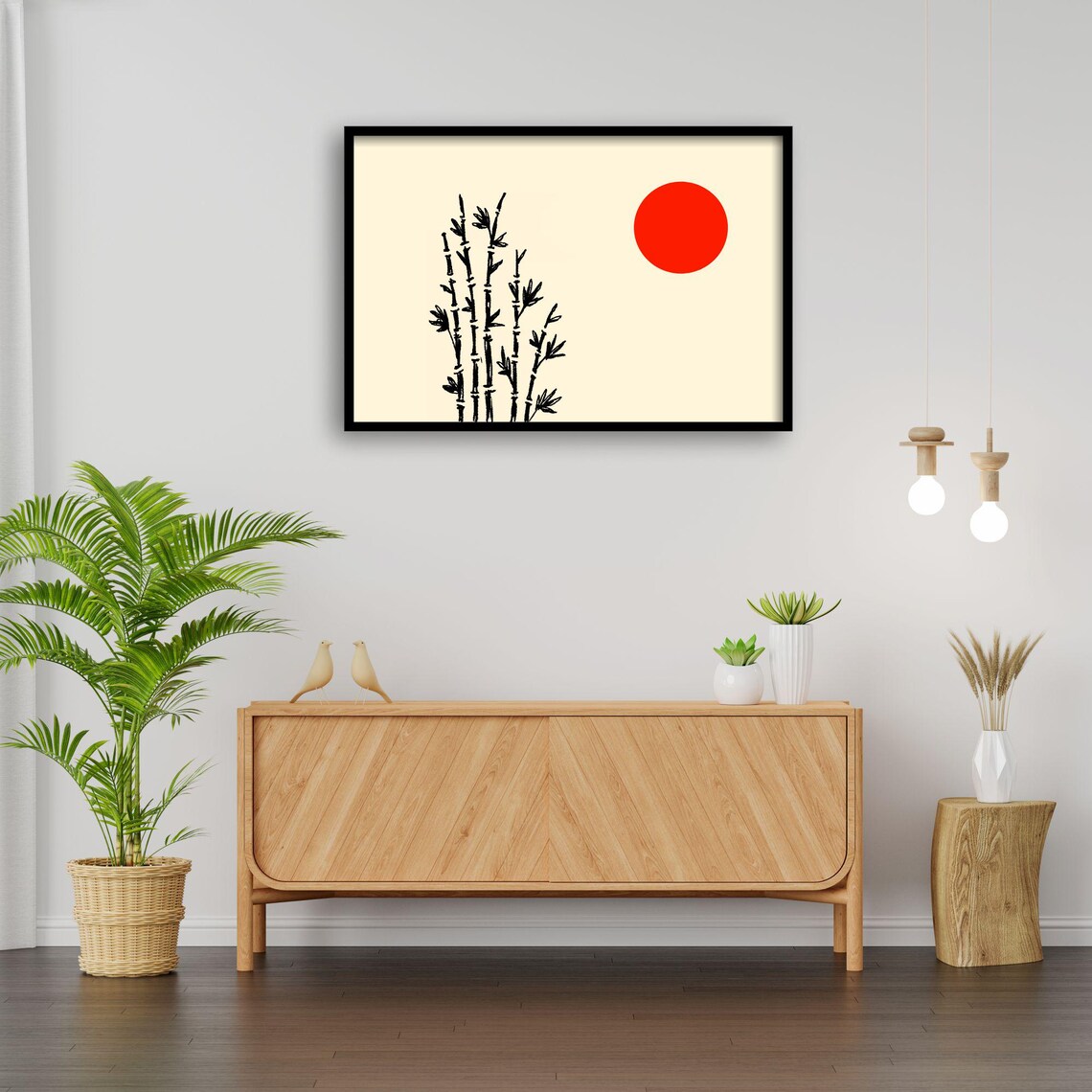 Bamboo Wall Art, Minimalist Zen Decor Poster - Image 4