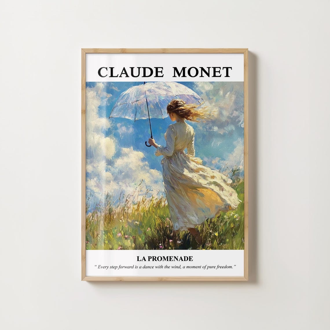 Claude Monet Wall Art Impressionist Print Nature Landscape Poster Fine Art Monet Inspired Artwork Home Decor - Image 2