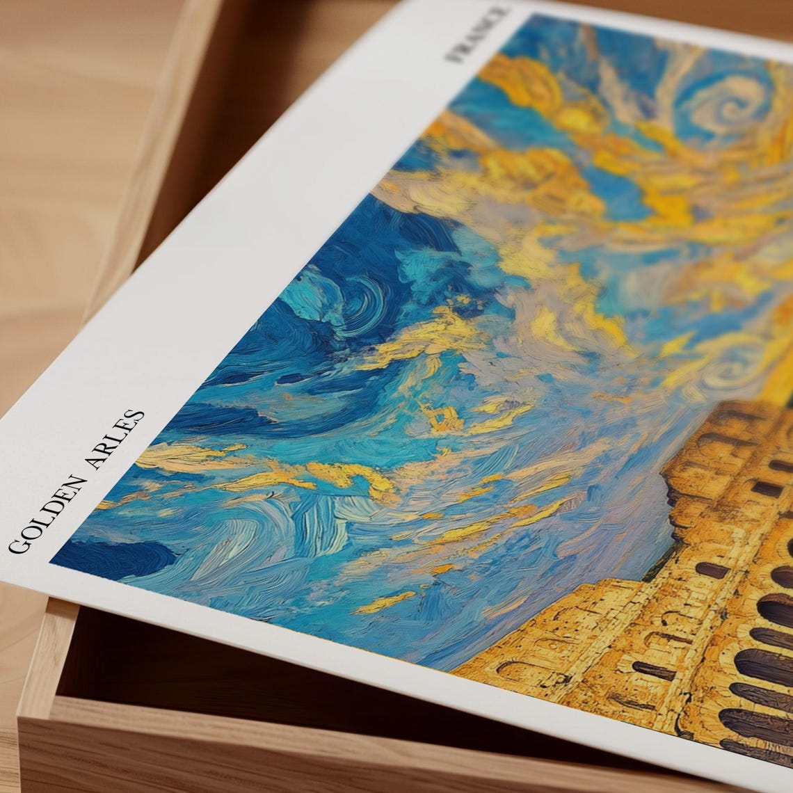 Van Gogh Wall Art Impressionist Print Arles Landscape Poster Fine Art Van Gogh Inspired Artwork Home Decor - Image 2