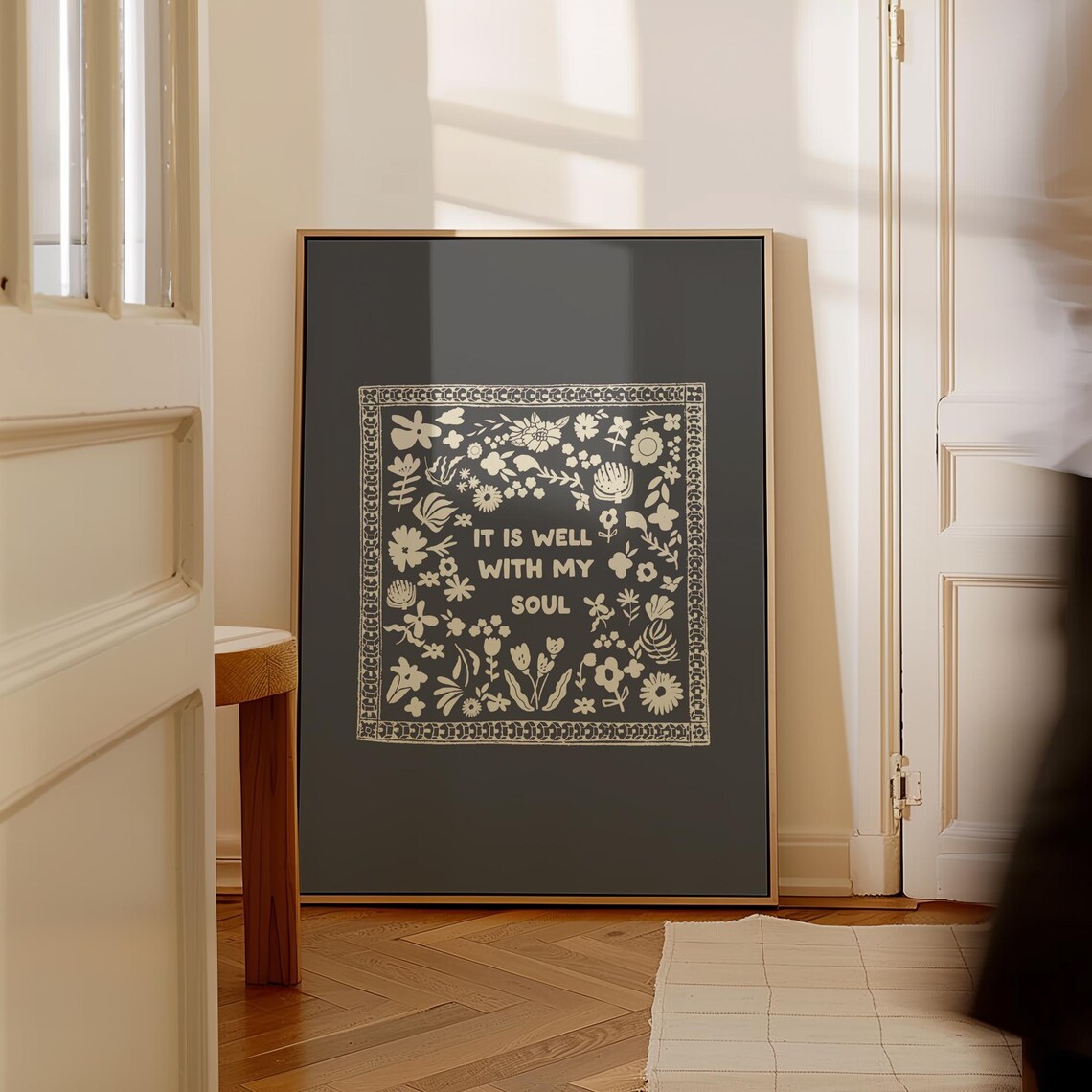 It Is Well With My Soul Christian Vertical Art Print