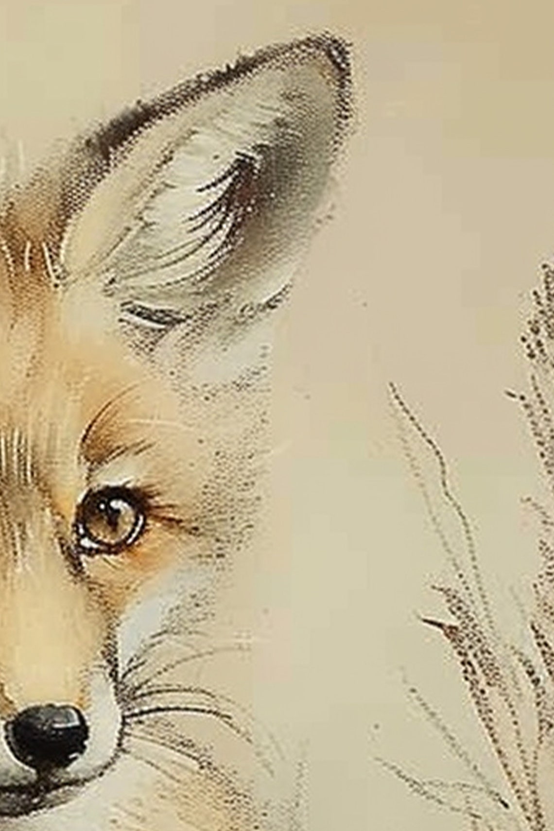 Baby Fox Woodland Animal Art Farm Animal Nursery Art Farm Nursery Decor Baby Room Art Forest Animal Babies Download 1230 - Image 3