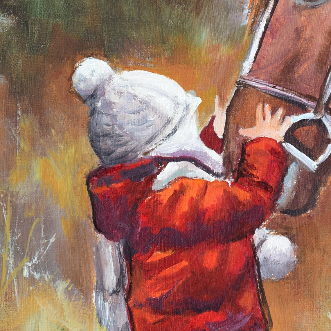Horse And Child Art Print Horse Lovers Gift Equestrian Painting Print Animal Art Country Farmhouse Print Kids Artwork Childs Bedroom Decor - Image 4