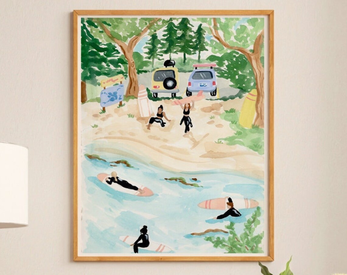 Beach Print Ocean Wall Art, British Columbia - Image 2