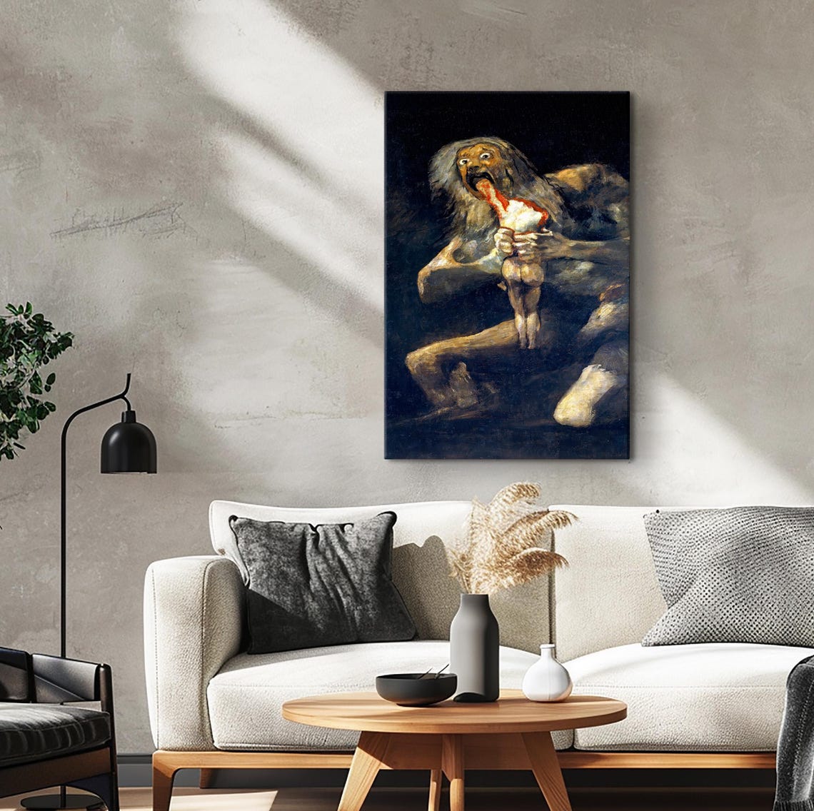 Francisco Goya Saturn Devouring His Son Classic Dark Art Poster - Image 3