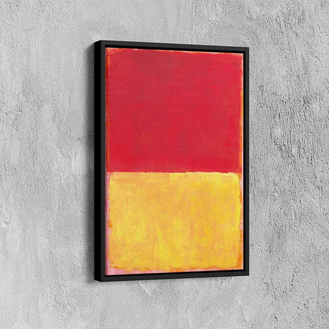 Mark Rothko Yellow And Red Mark Rothko Paintings Exhibition Poster Expressionism Art Rothko Reproduction Art Rothko Glass Art - Image 7