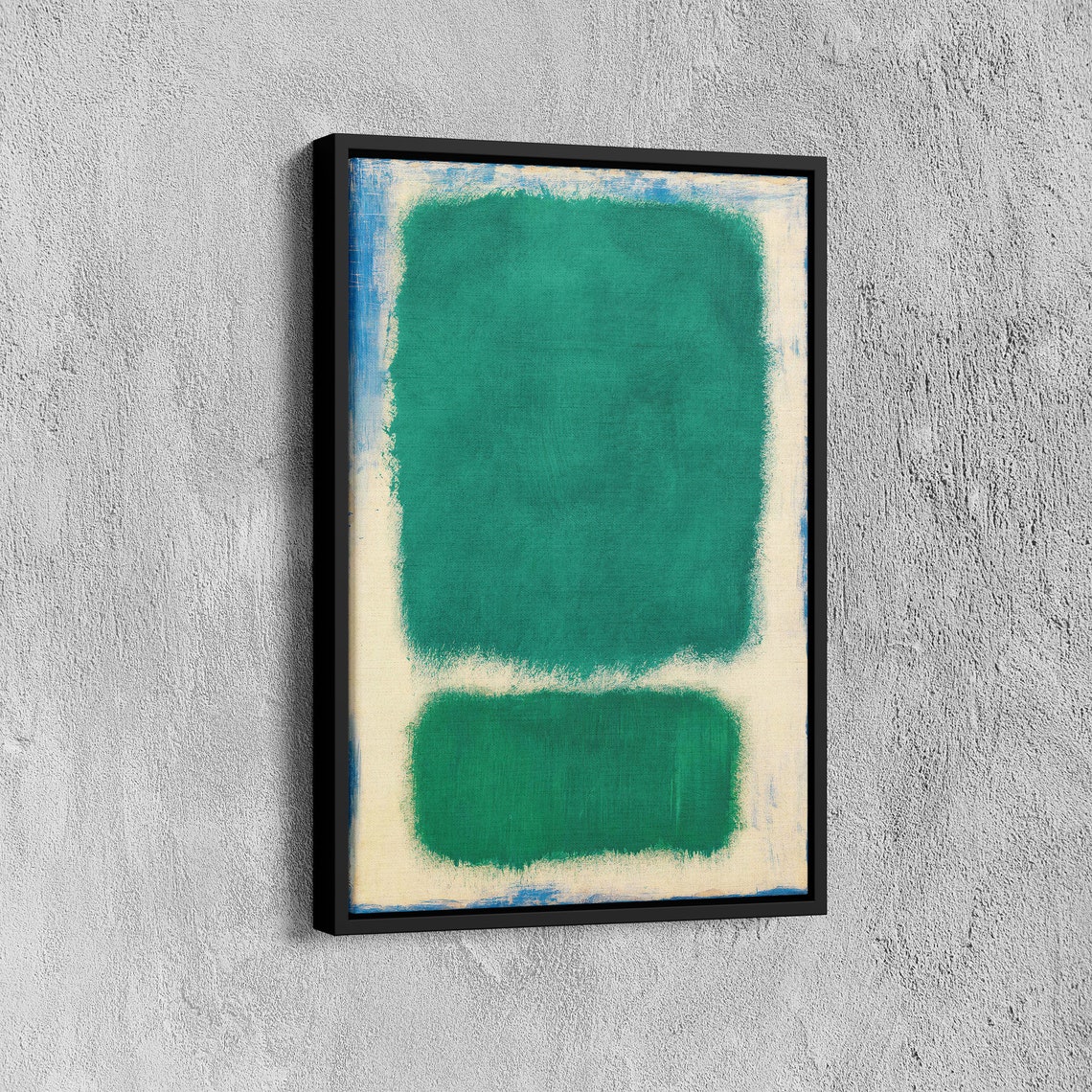 Mark Rothko Beige Over Green Color Field Abstract Modern Poster - Image 7