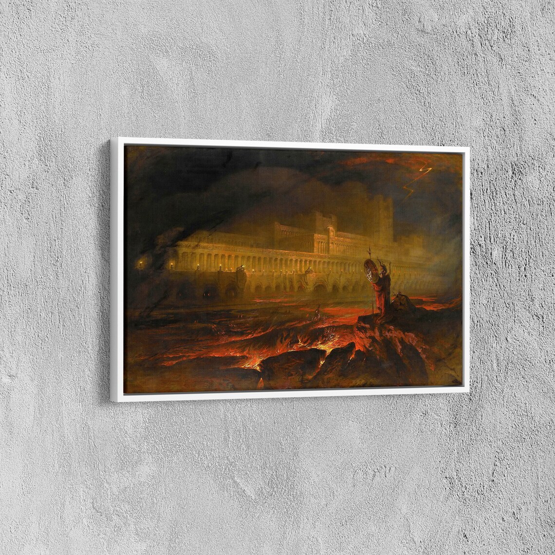 John Martin Pandemonium 1841 Gothic Art Print - Image 6