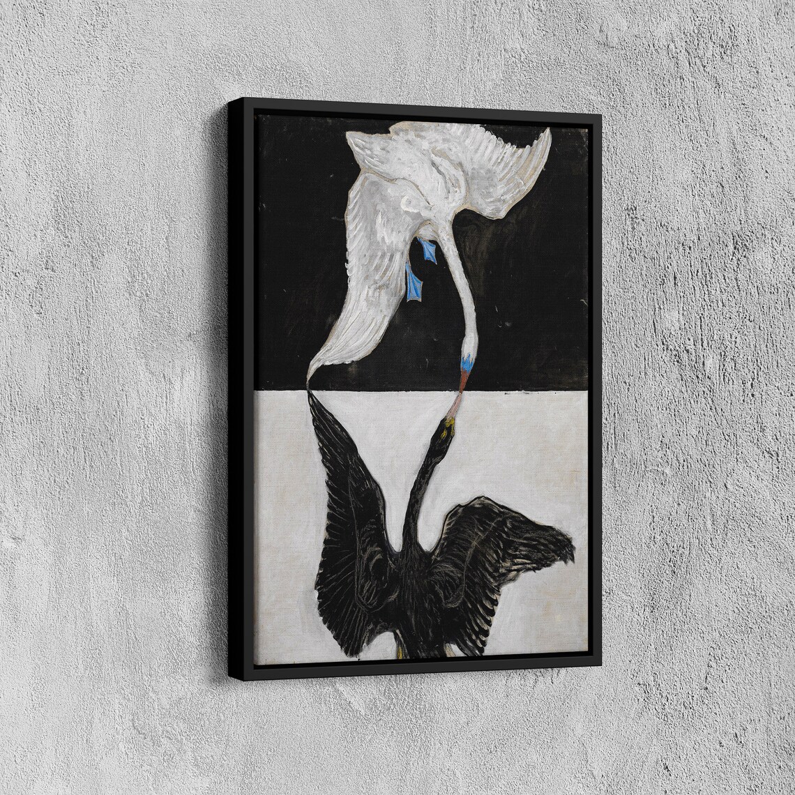 Hilma af Klint The Swan No 1 Black and White Swan Art Poster - Image 7