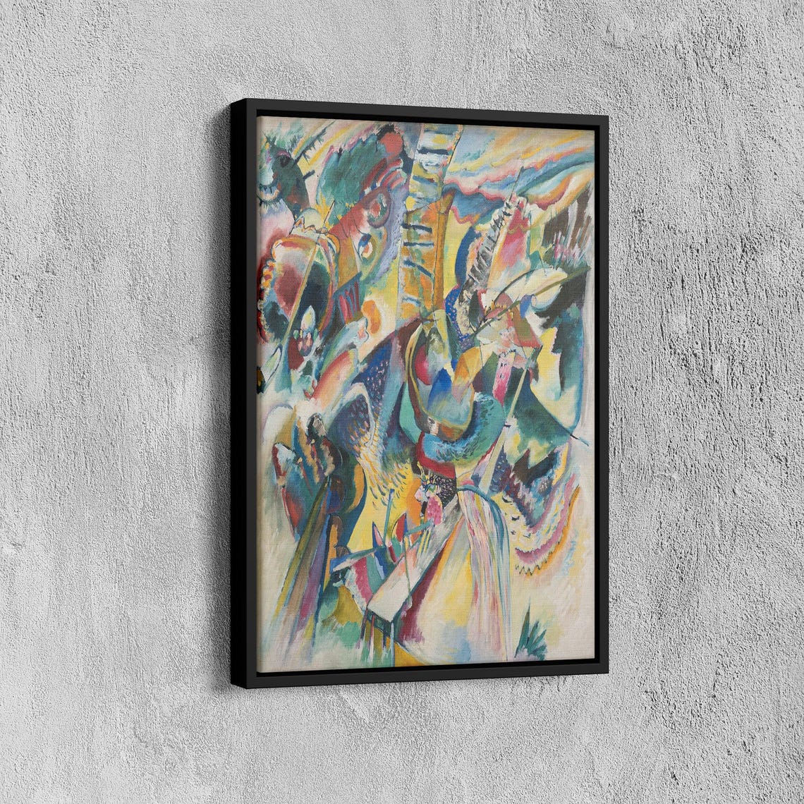Wassily Kandinsky Poster Wassily Kandinsky Wall Art Modern Wall Art Colorful Home Decor Gift Idea Wall Art Colorful Tempered Glass - Image 7