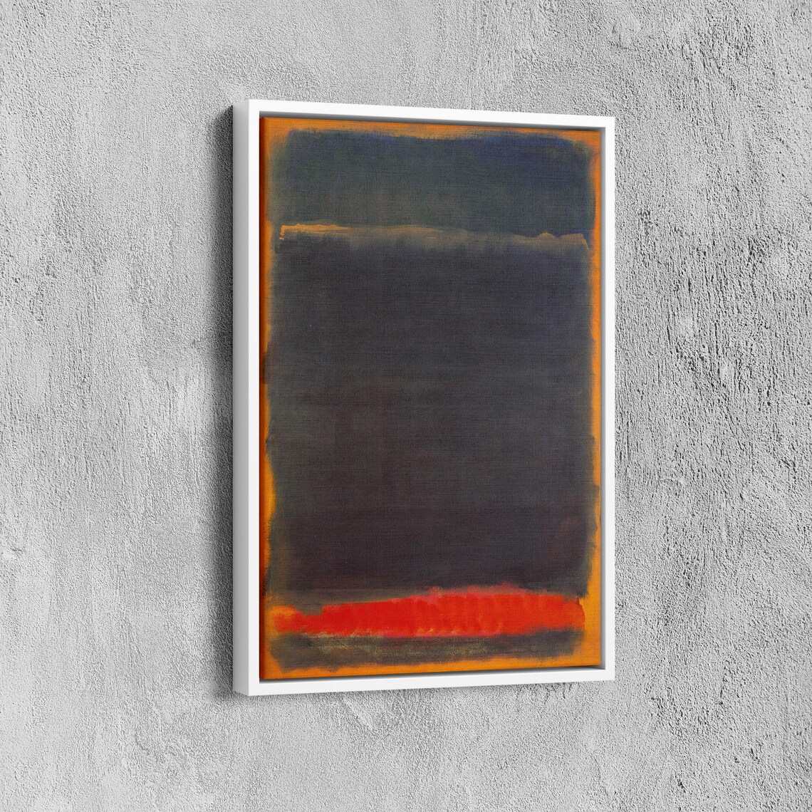 Mark Rothko Orange Over Black Exhibition Poster - Image 6