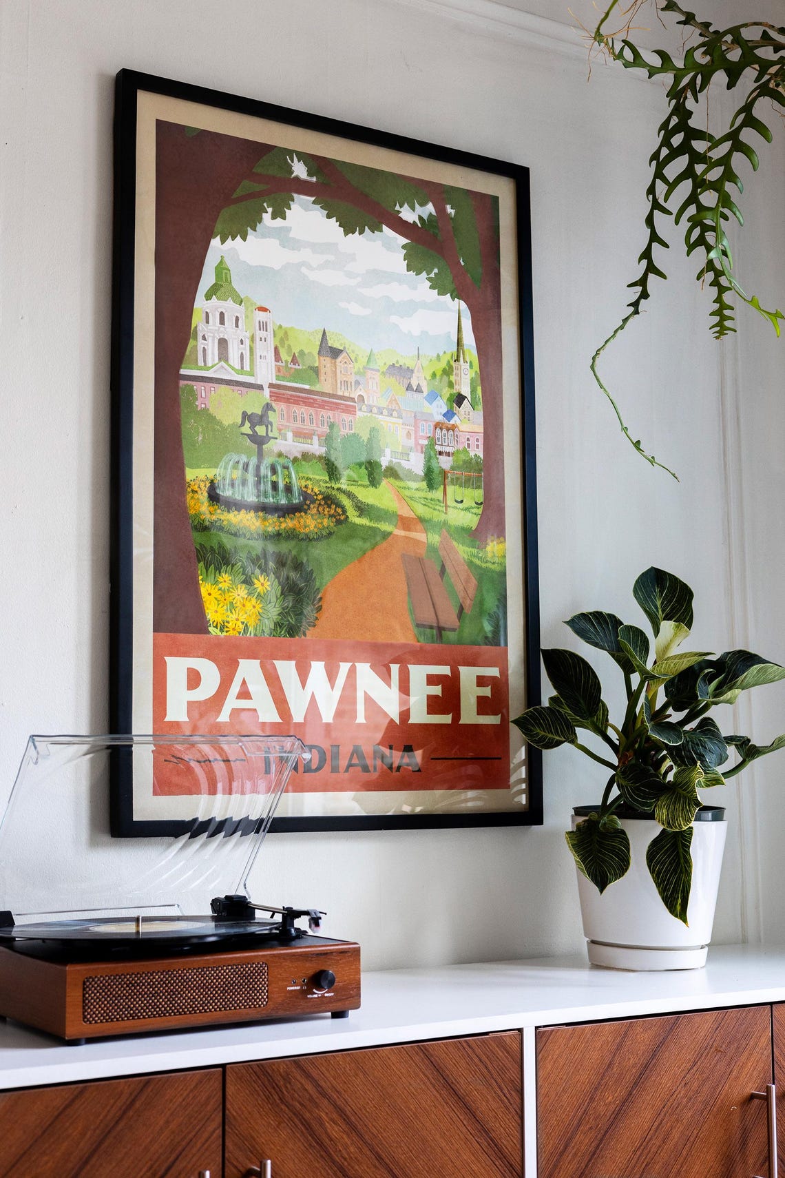 Pawnee Indiana Travel Poster, Parks and Rec Department - Image 3