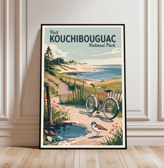 Kouchibouguac National Park Poster Canada Travel Print