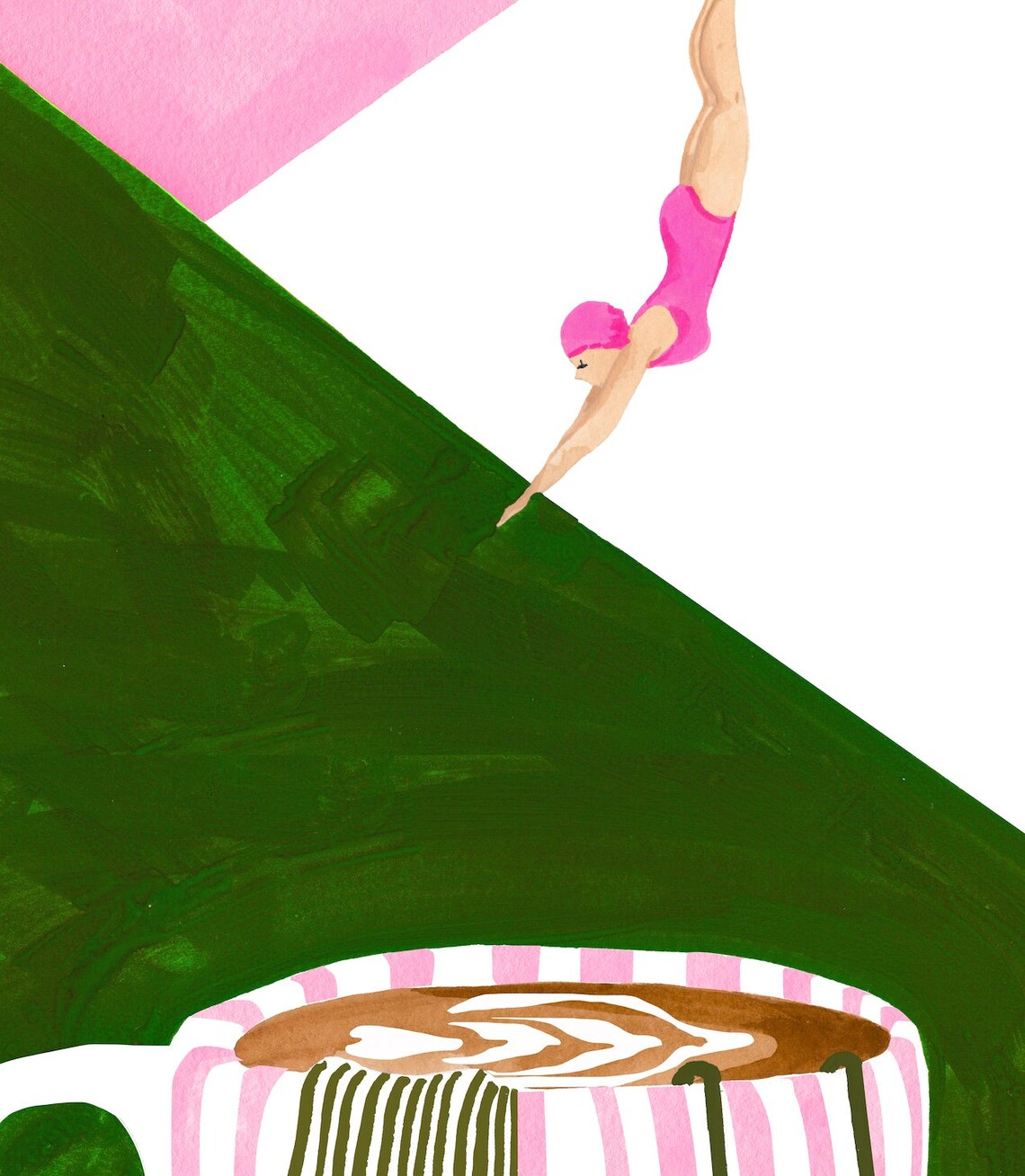Coffee Diver Retro Poster Print, Kitchen Wall Art - Image 3