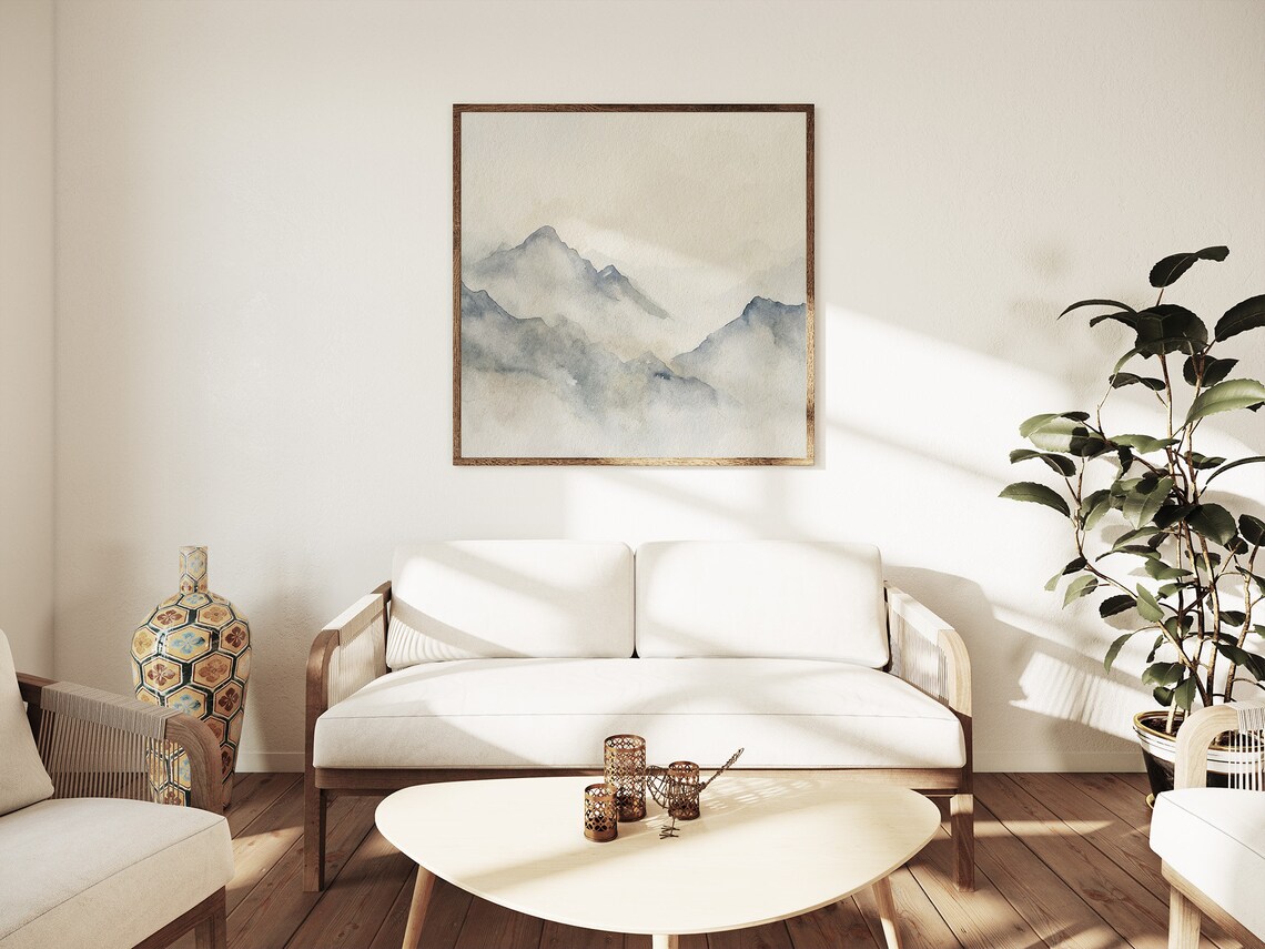 Little Cottonwood Canyon Utah Watercolor Mountain Art Print - Image 4